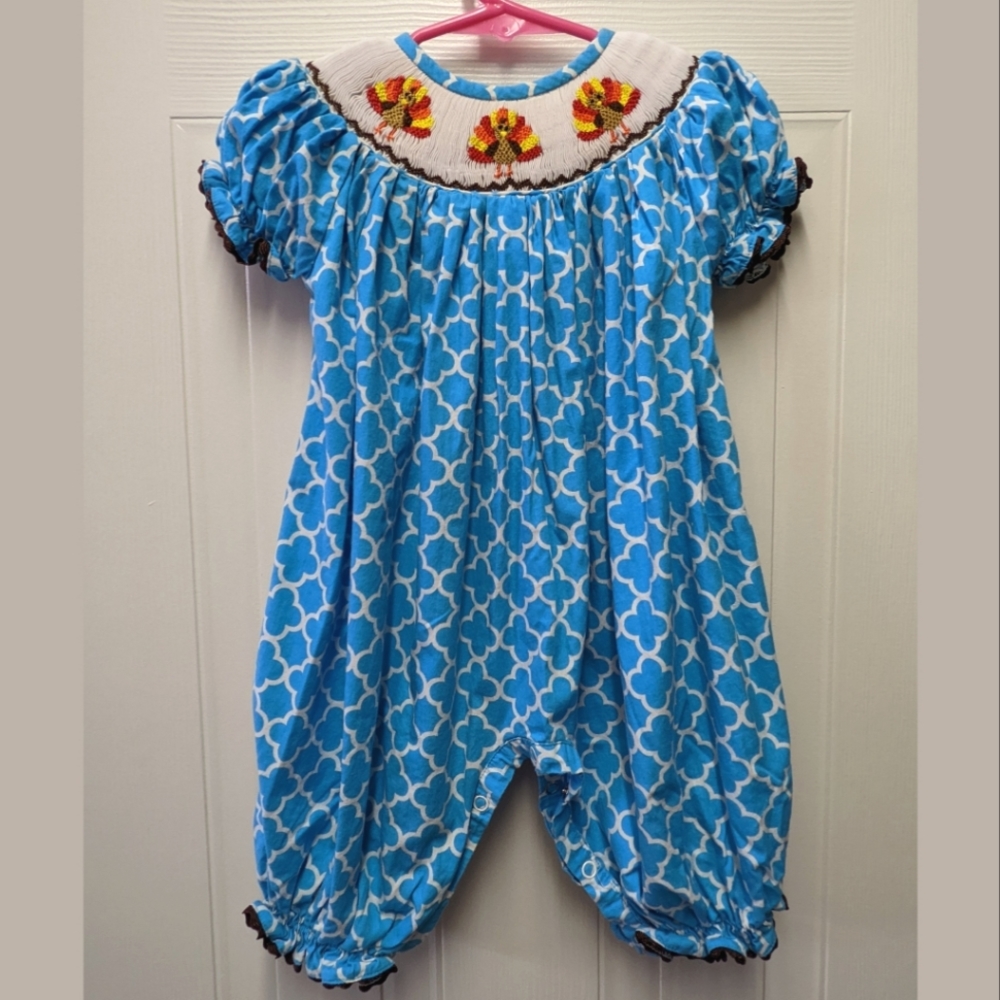 Smocked Polkadot 6M